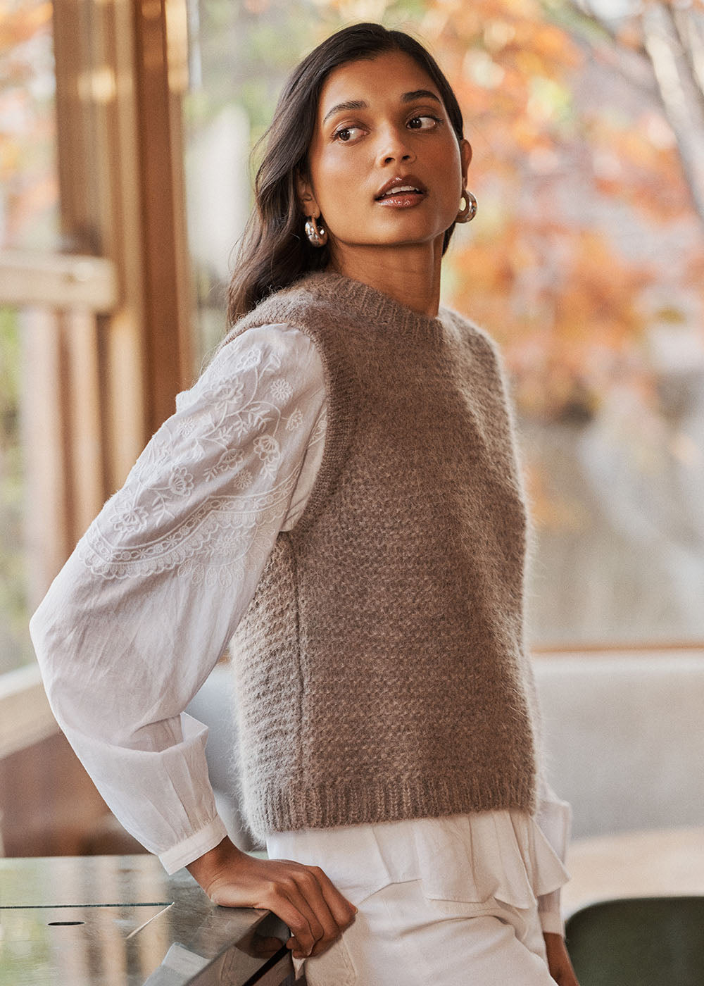 Pull à col rond sans manches - Sud Express - 5 - Sud Express