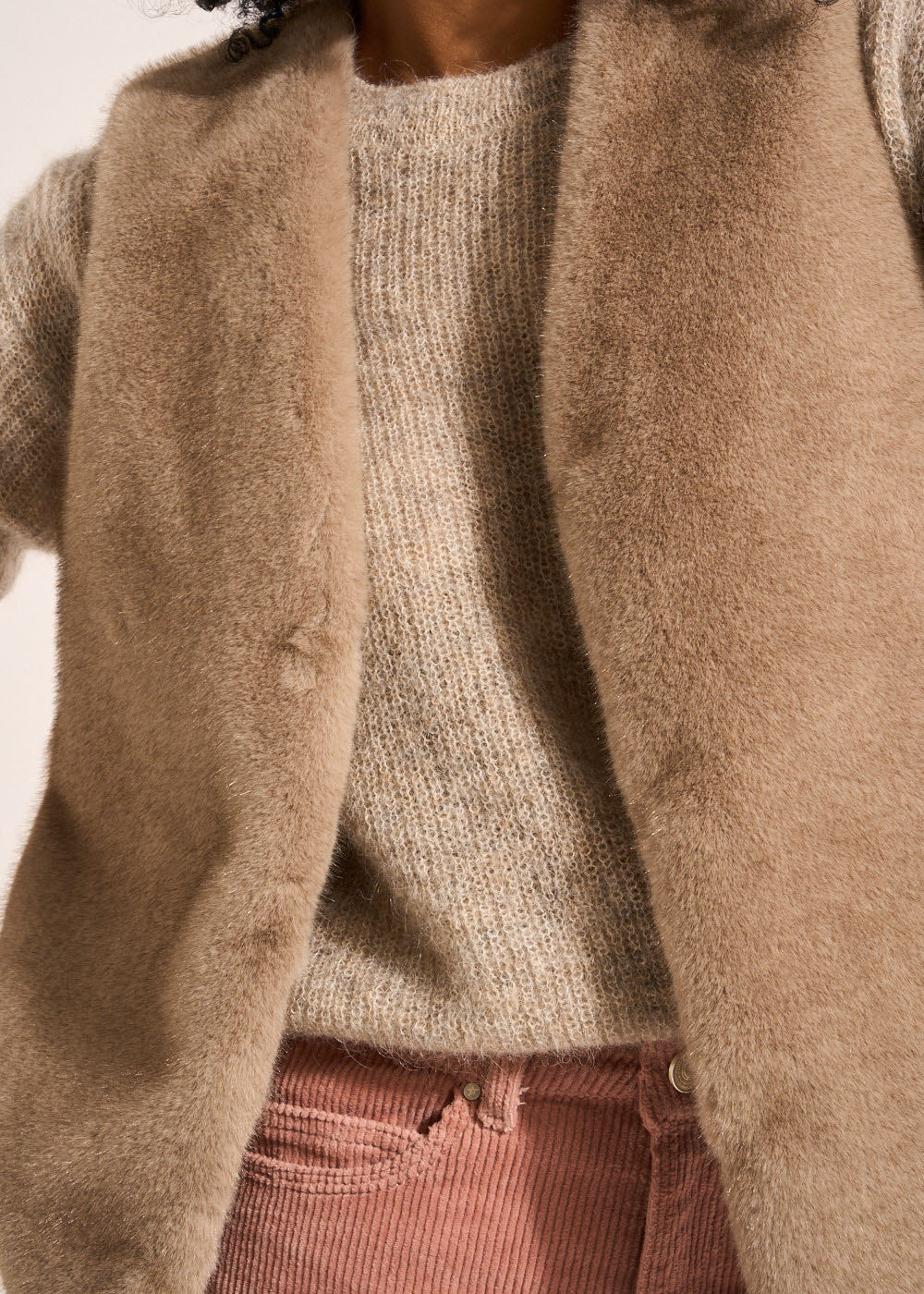 GUARANI Gilet sans manches en fausse fourrure - 2 - Sud Express - Sud Express