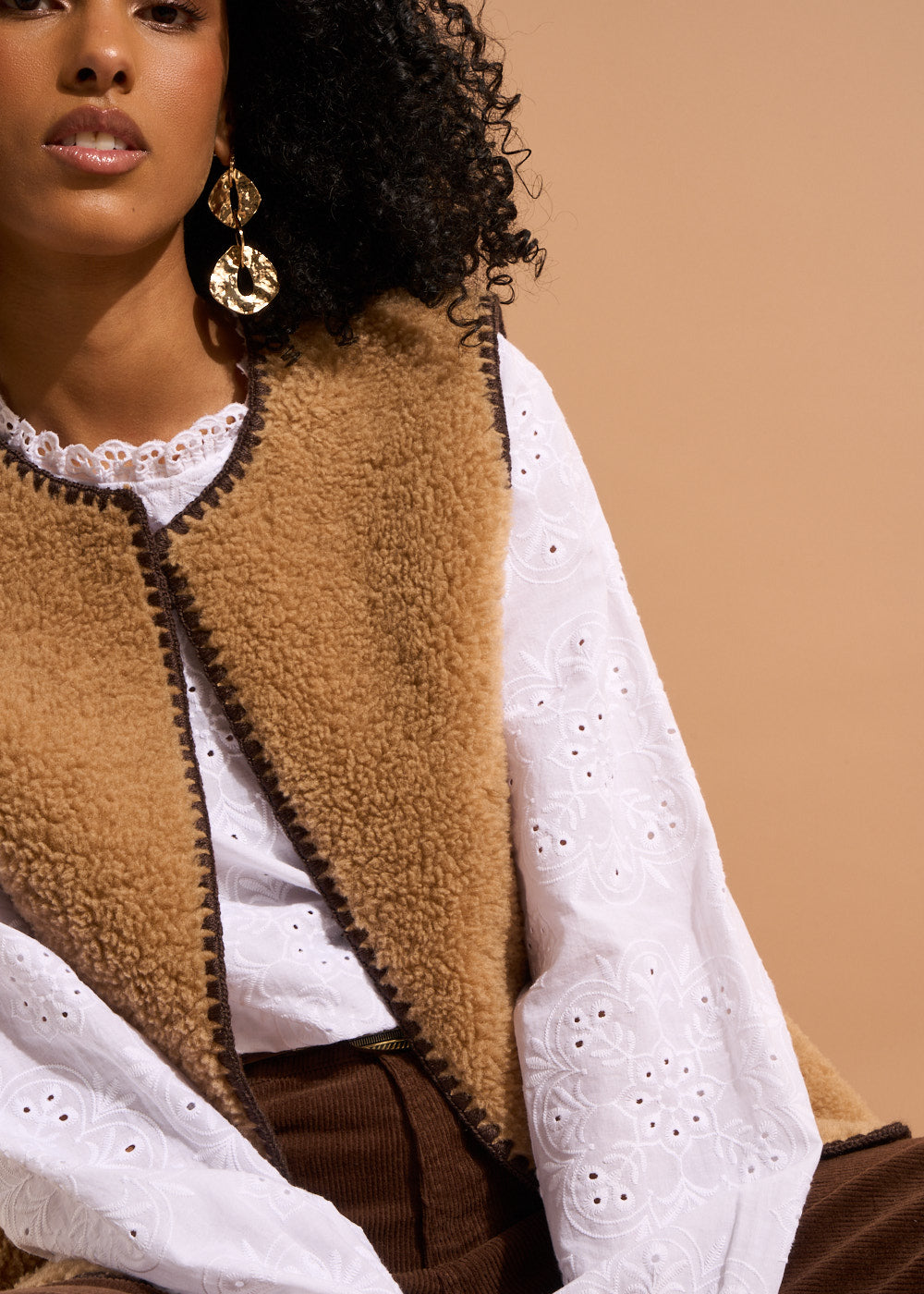 GIRA Gilet en fausse fourrure - 2 - Sud Express - Sud Express