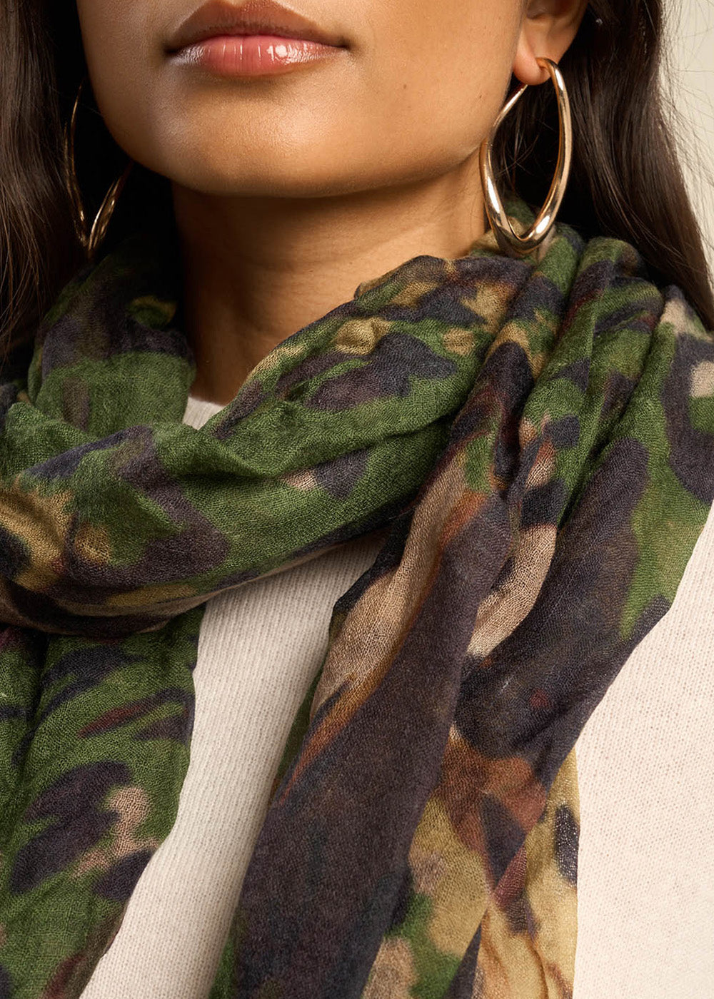 EMELDA Foulard en laine coloré - 2 - Sud Express - Sud Express
