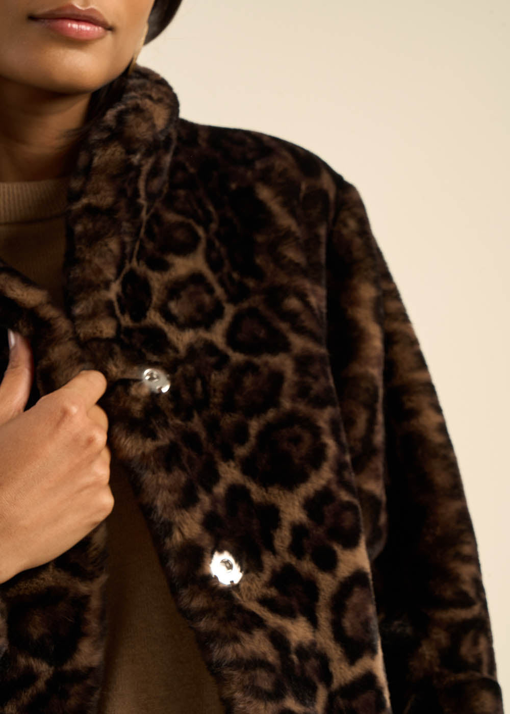 MACYLIA Manteau court en fausse fourrure - 2 - Sud Express - Sud Express