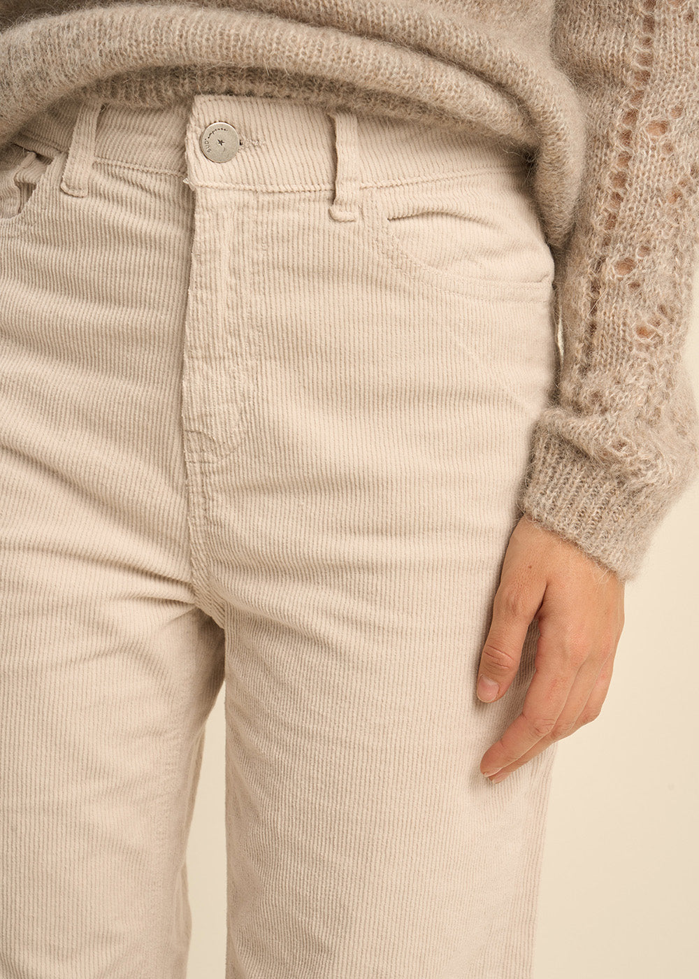 PALOMA Pantalon en velours à coupe droite - 2 - Sud Express - Sud Express