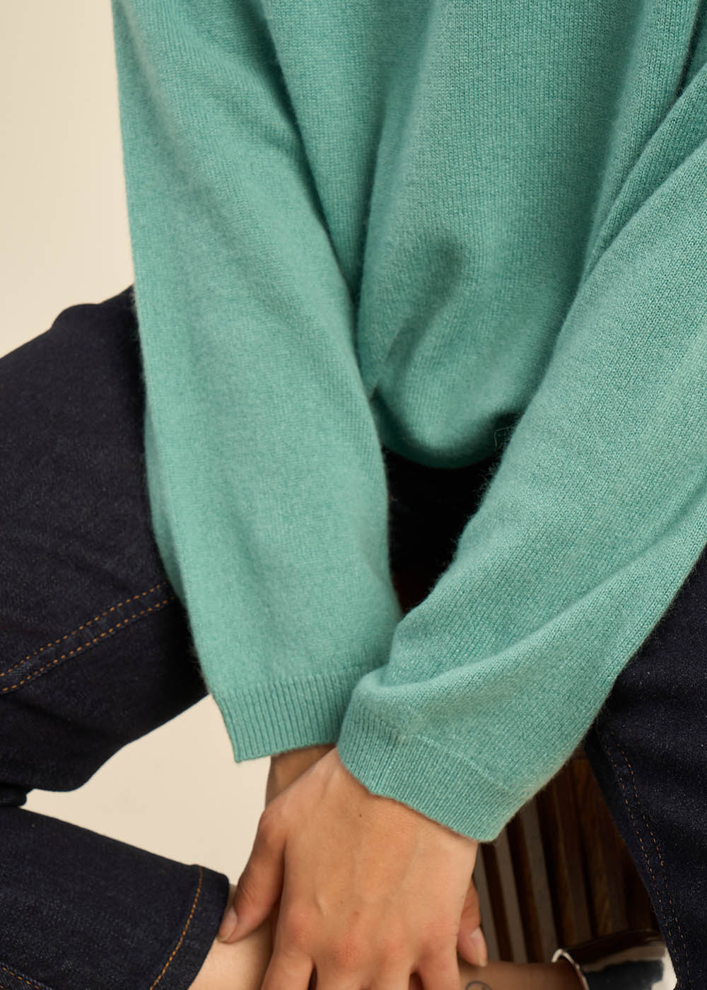 Pull col bateau 100% cachemire - Sud Express - 4 - Sud Express