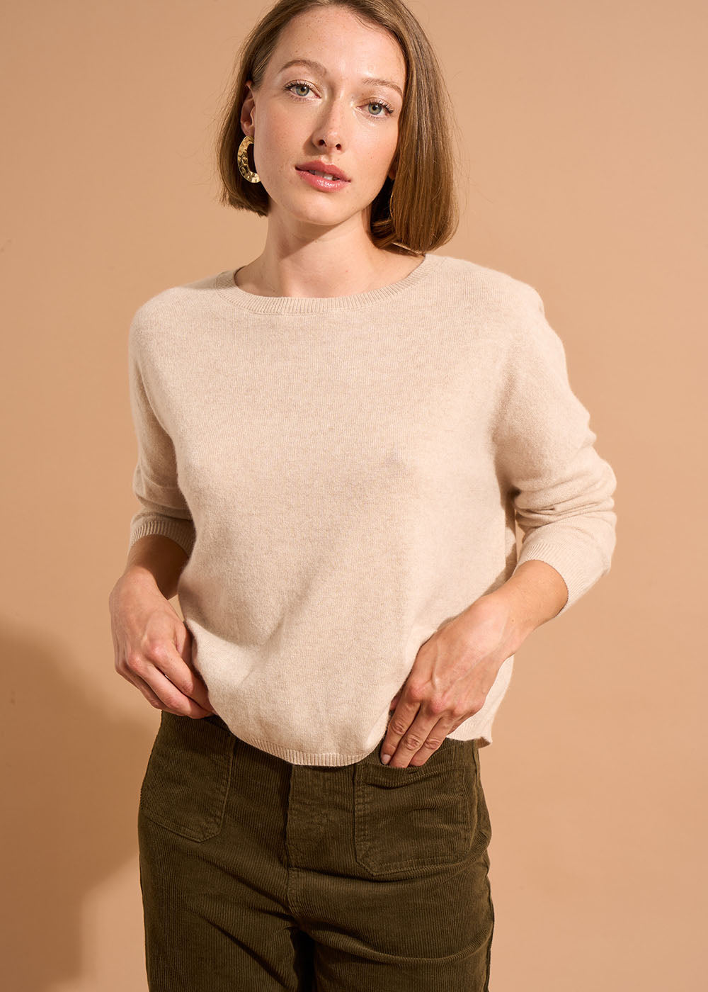 MONA Pull col bateau 100% cachemire - 1 - Sud Express - Sud Express