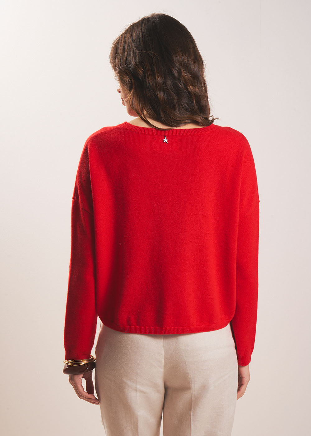 MONA Pull col bateau 100% cachemire - 3 - Sud Express - Sud Express