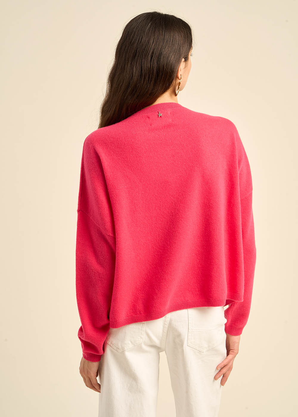 MONA Pull col bateau 100% cachemire - 3 - Sud Express - Sud Express