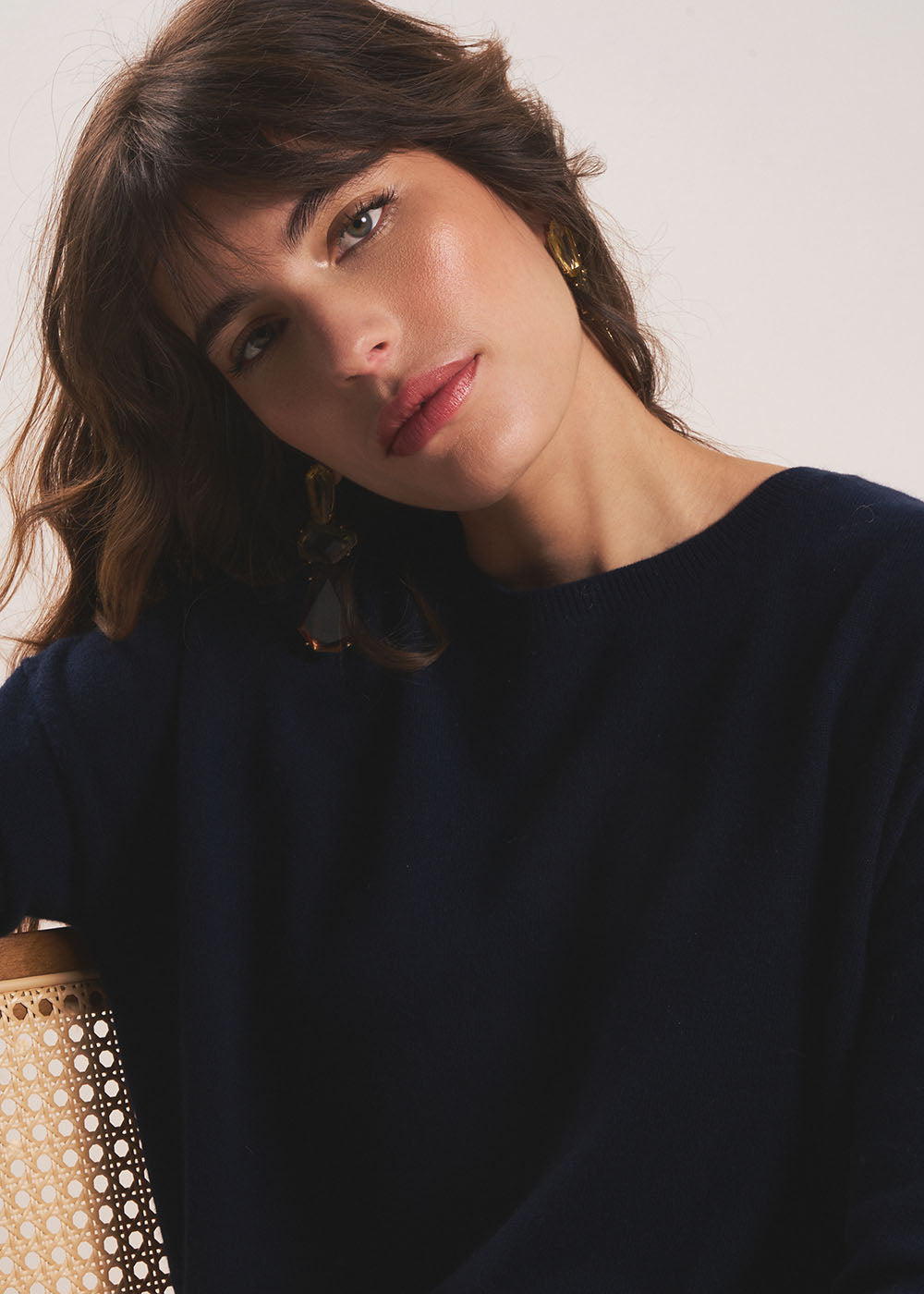 MONA Pull col bateau 100% cachemire - 2 - Sud Express - Sud Express