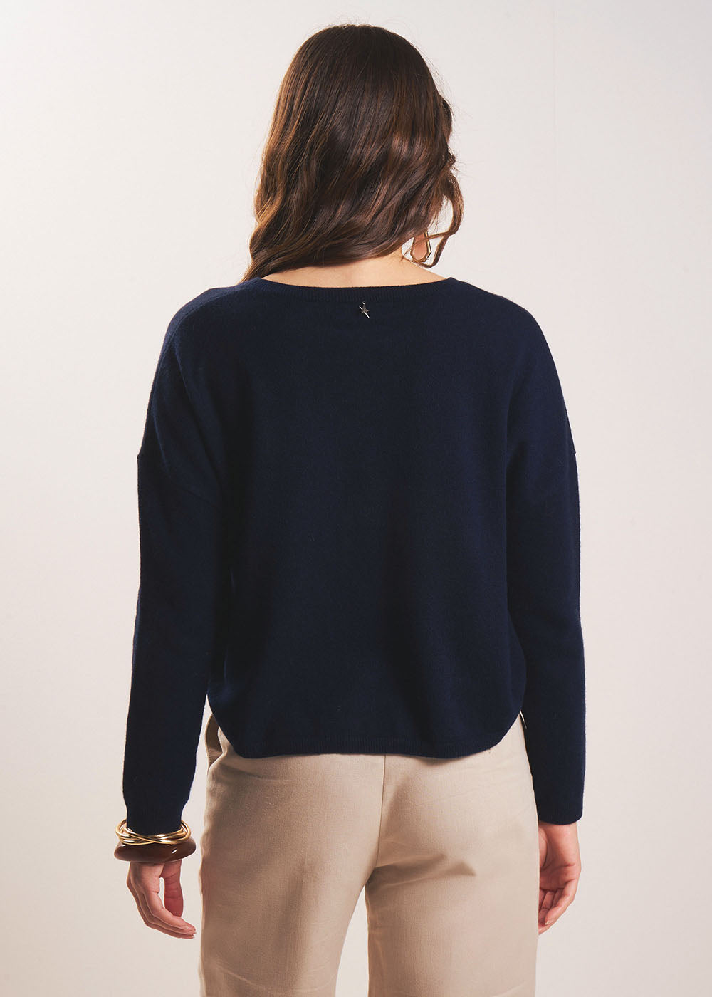 MONA Pull col bateau 100% cachemire - 3 - Sud Express - Sud Express