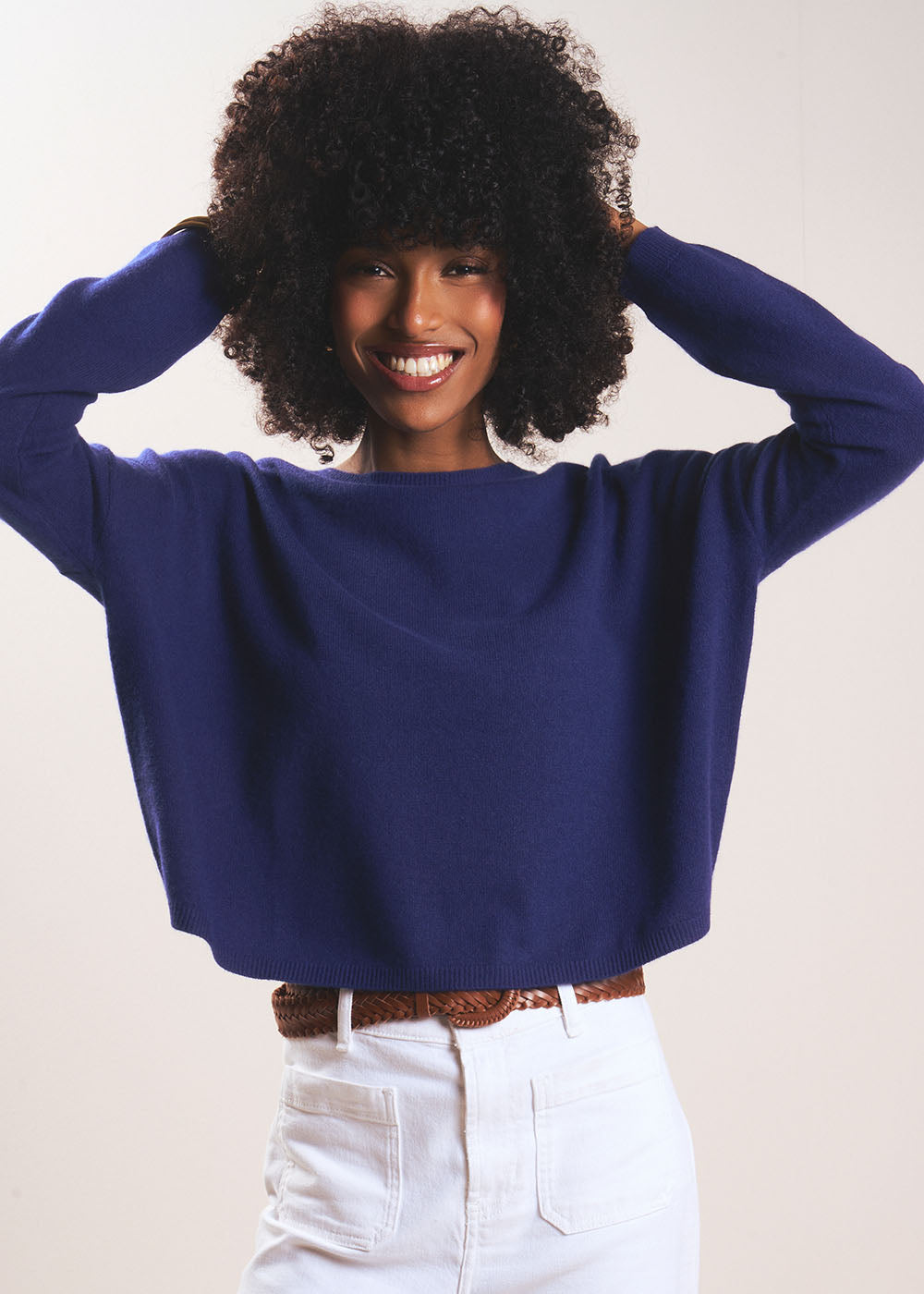 MONA Pull col bateau 100% cachemire - 1 - Sud Express - Sud Express