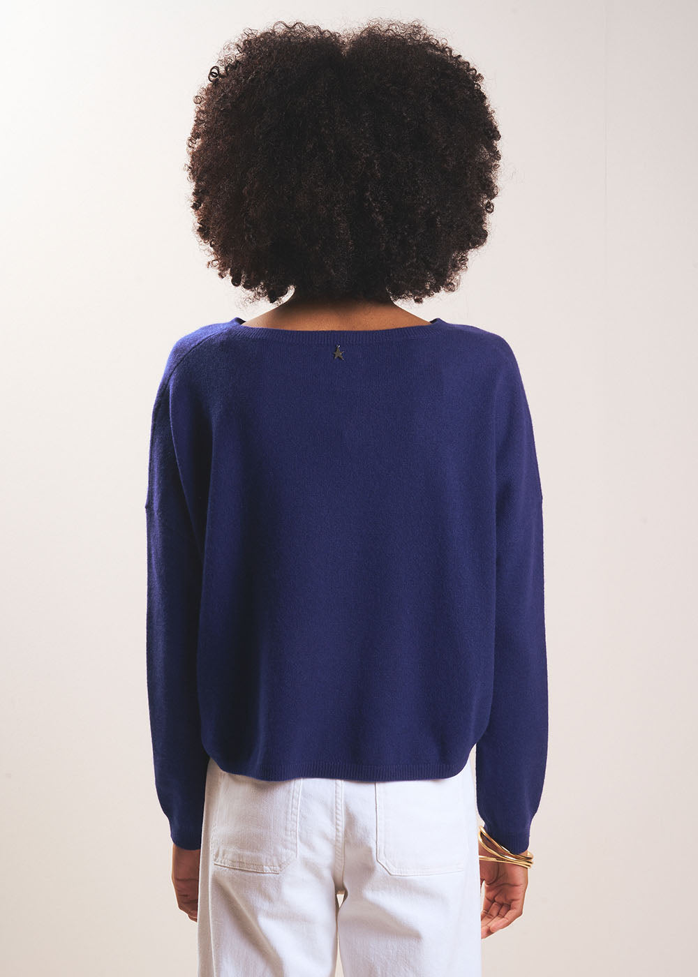 MONA Pull col bateau 100% cachemire - 3 - Sud Express - Sud Express