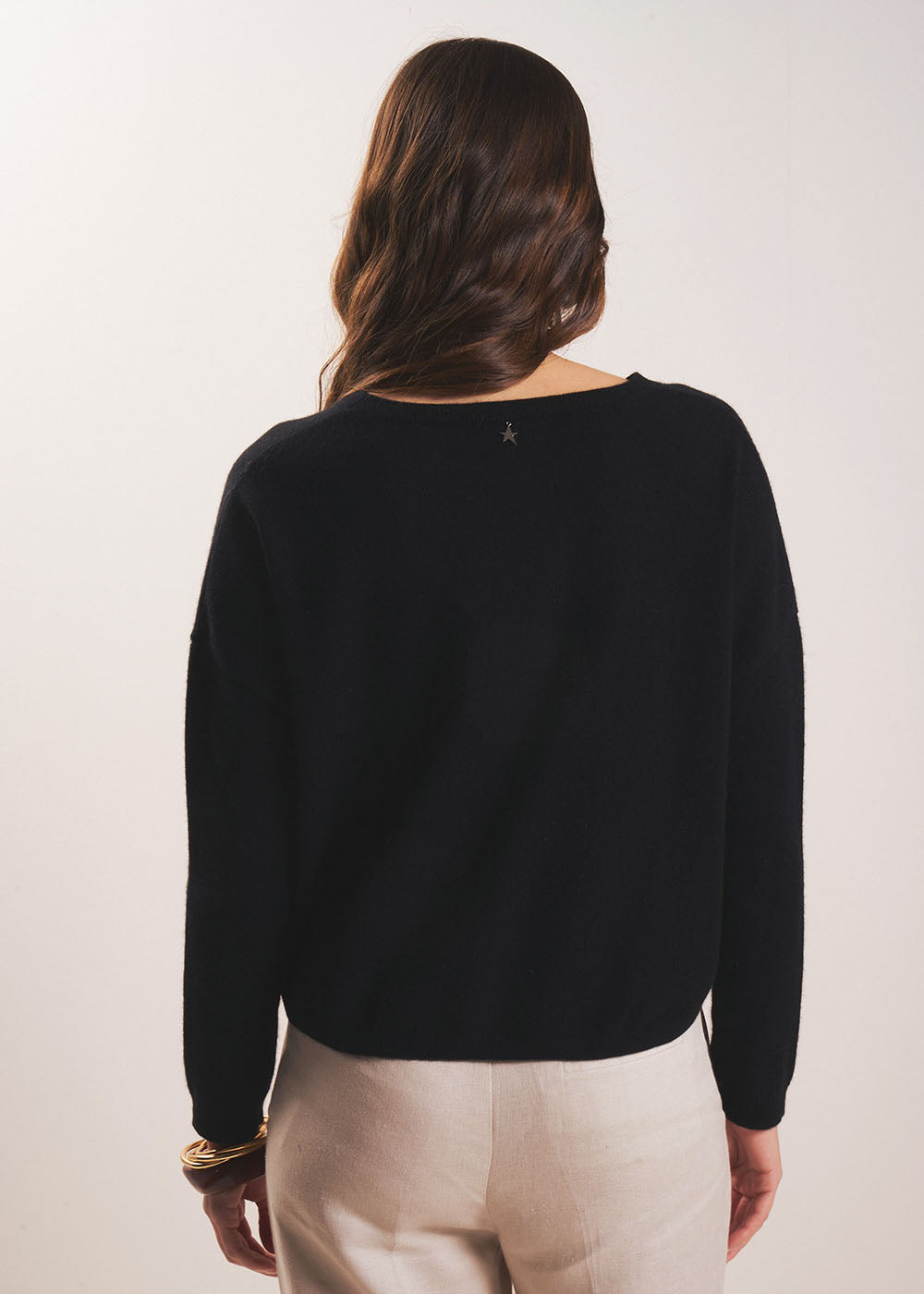 MONA Pull col bateau 100% cachemire - 3 - Sud Express - Sud Express