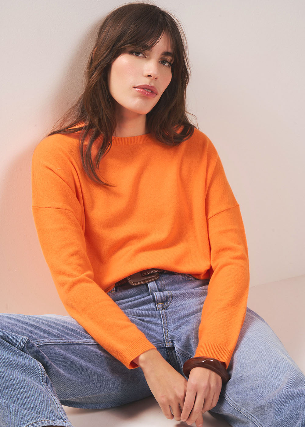 MONA Pull col bateau 100% cachemire - 1 - Sud Express - Sud Express