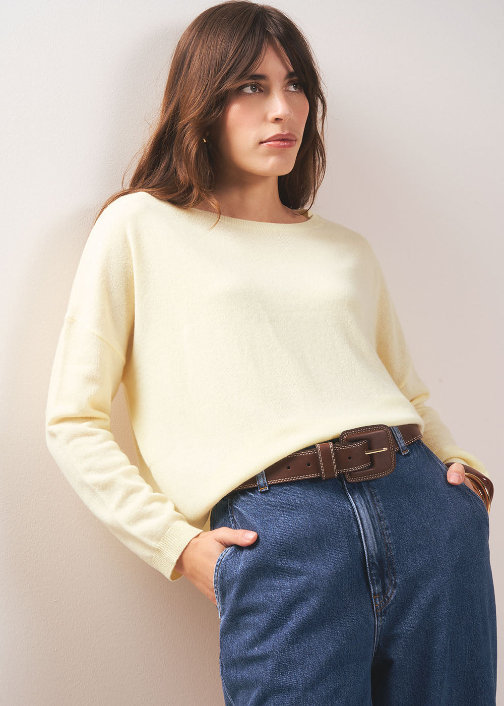 Pull col bateau 100% cachemire - Sud Express - 1 - Sud Express