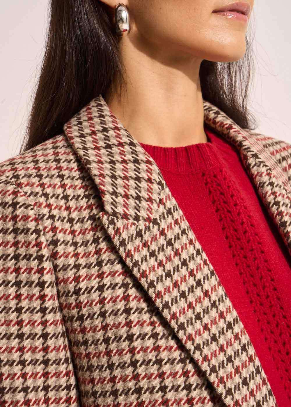 VIRGINA Veste de tailleur à carreaux - 2 - Sud Express - Sud Express