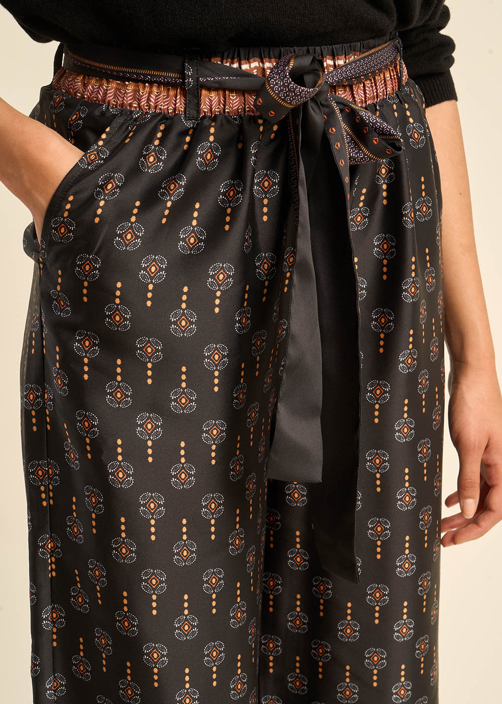 PATNA Pantalon large imprimé - 2 - Sud Express - Sud Express