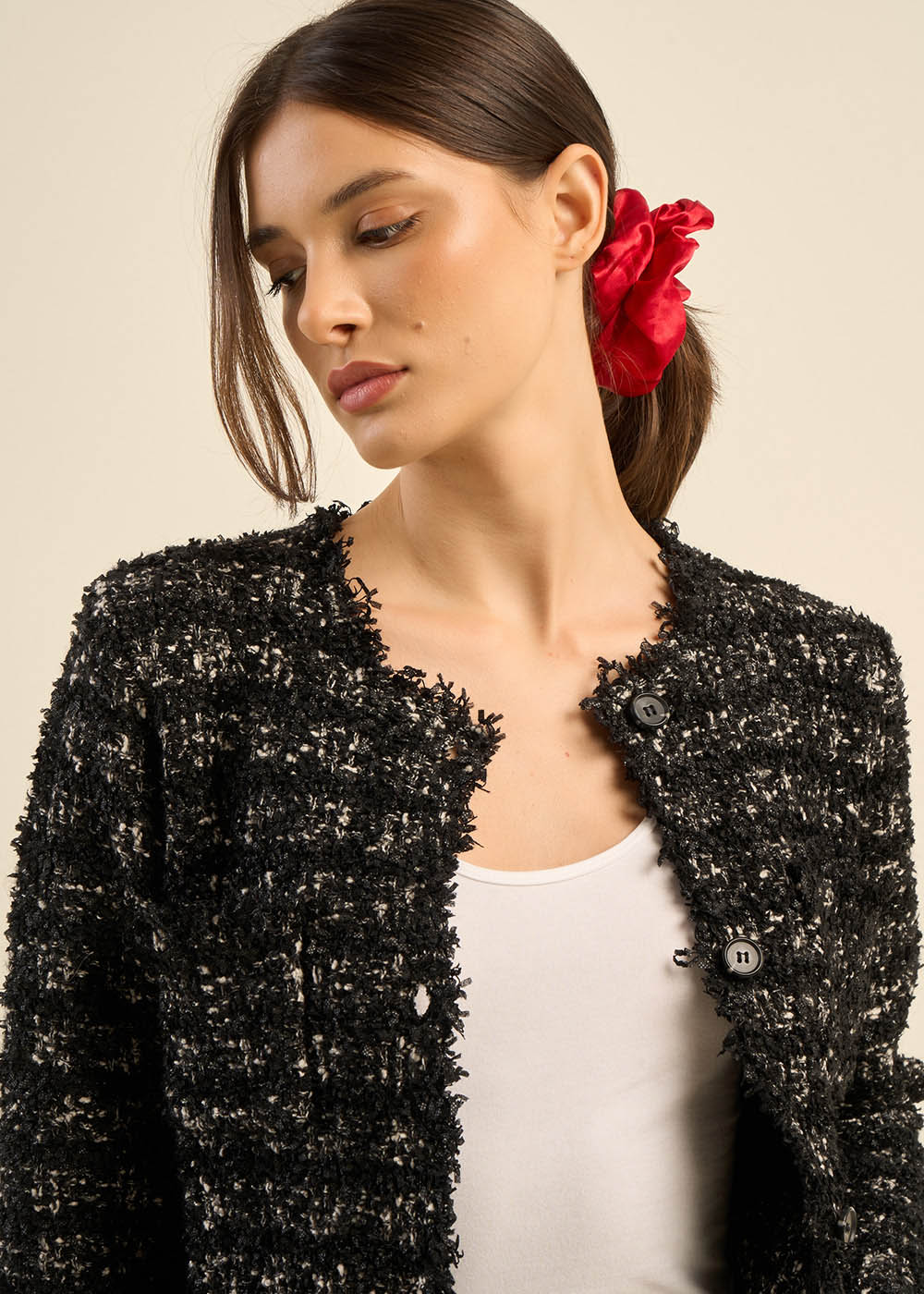 MELOVIA Veste courte en tweed - 2 - Sud Express - Sud Express