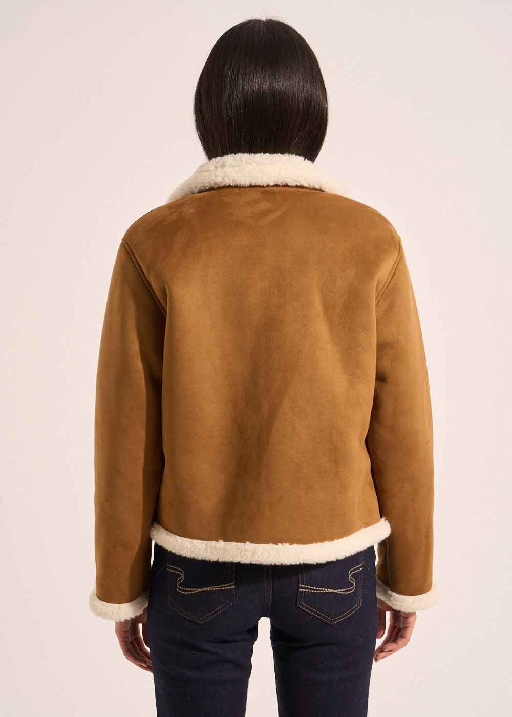 MARTINA Blouson en fausse fourrure peau lainée - 3 - Sud Express - Sud Express