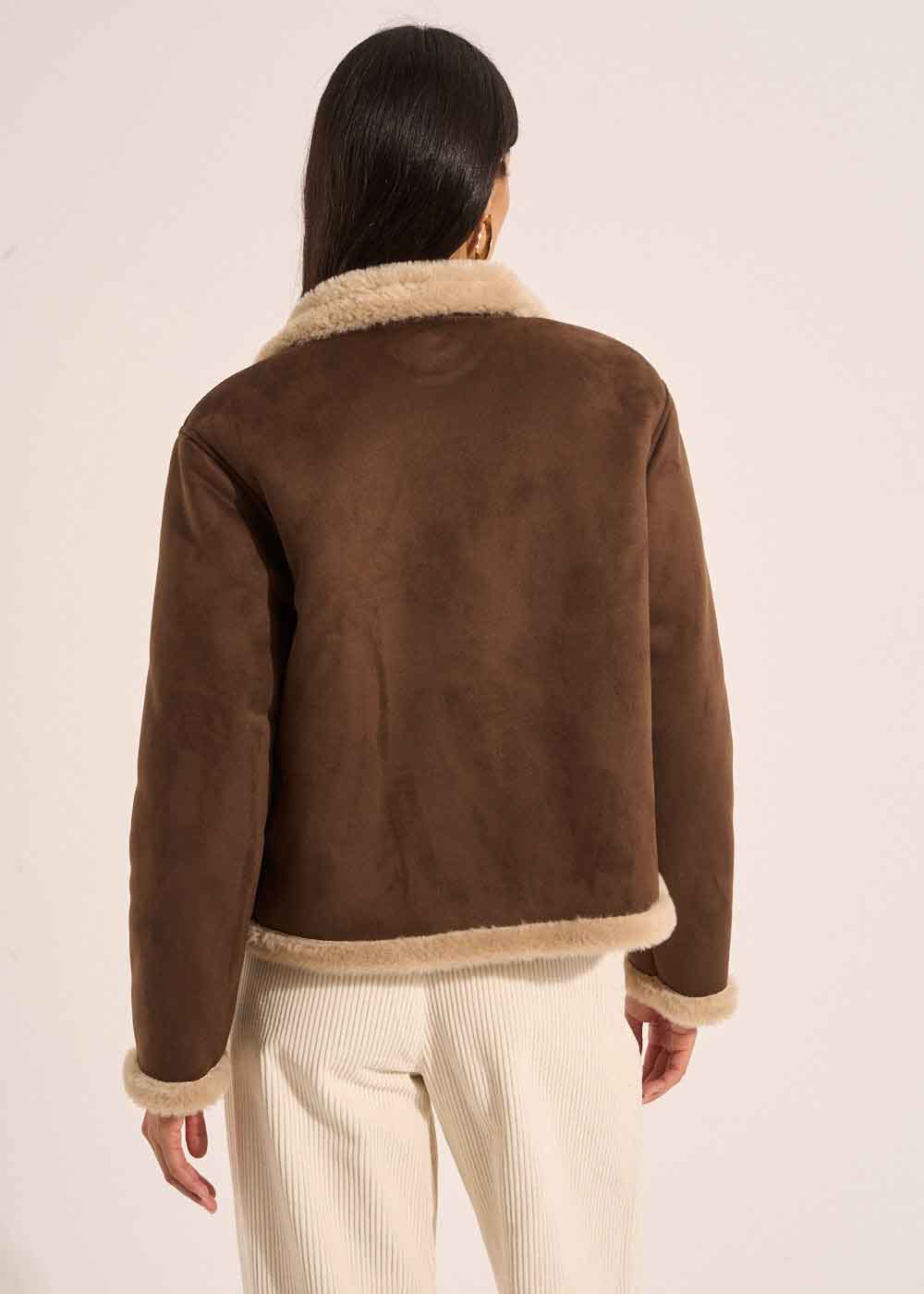 MARTINA Blouson en fausse fourrure peau lainée - 3 - Sud Express - Sud Express