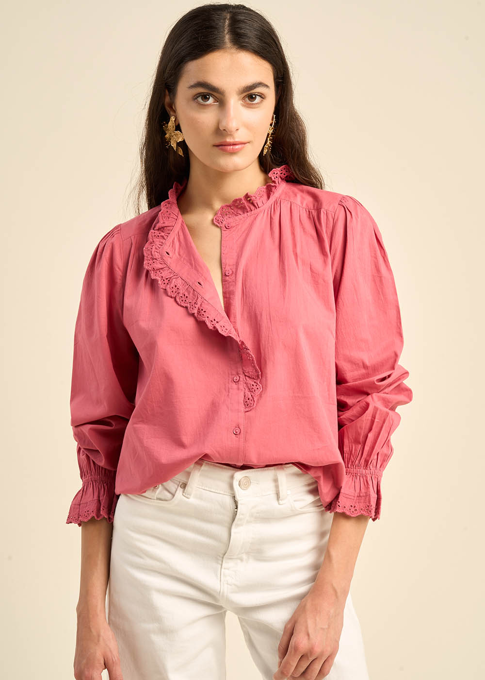 CAMILLIE Blouse en voile de coton - 2 - Sud Express - Sud Express