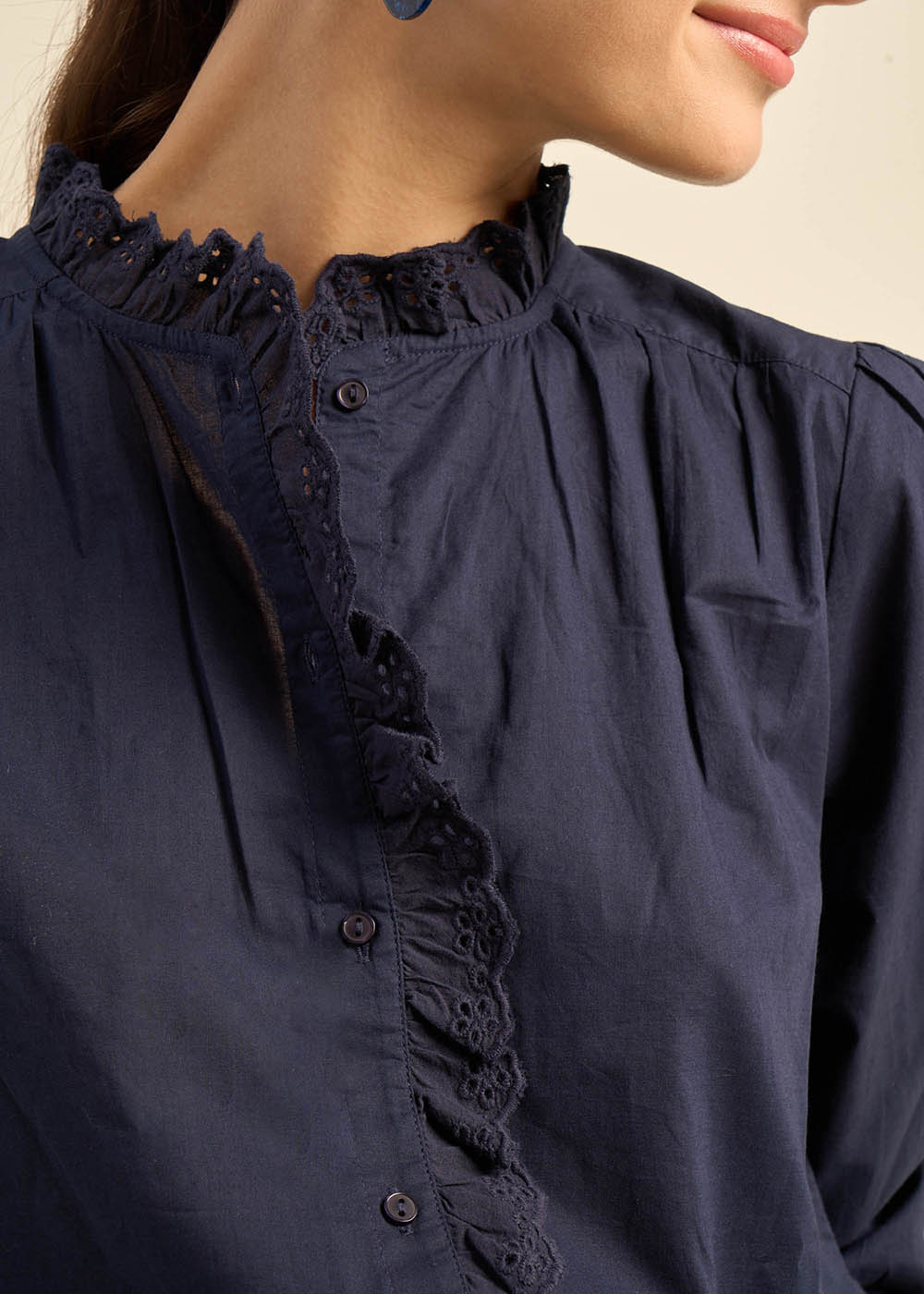CAMILLIE Blouse en voile de coton - 2 - Sud Express - Sud Express