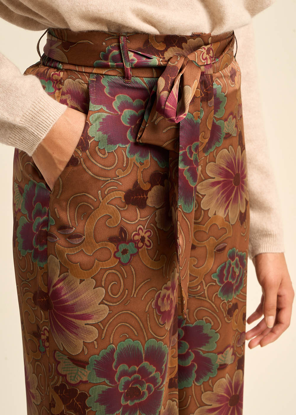 PASHIBA Pantalon taille haute imprimé - 2 - Sud Express - Sud Express