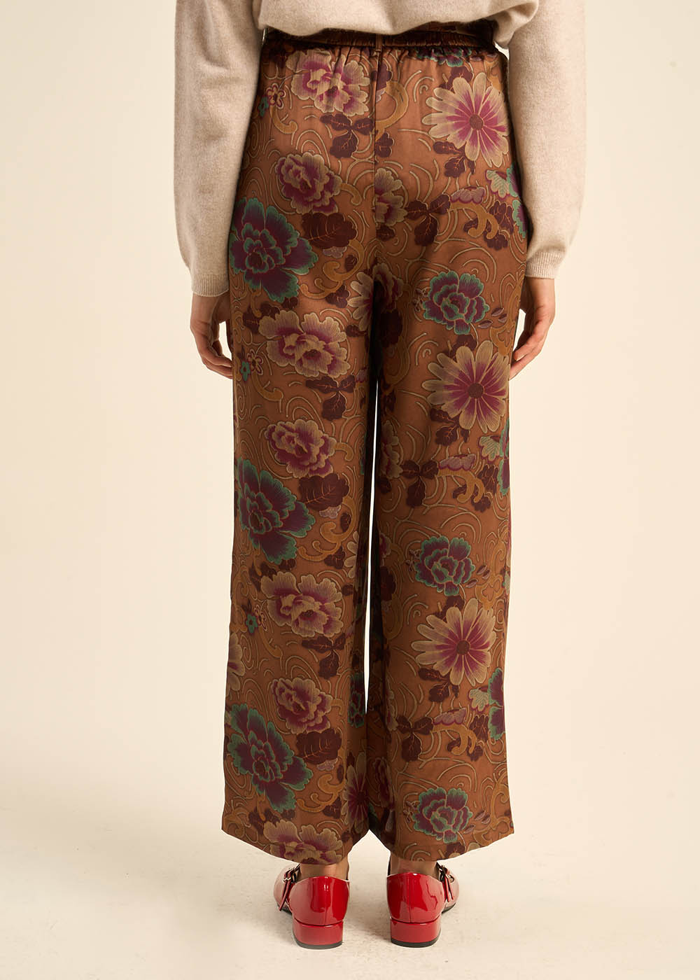 Pantalon taille haute imprimé - Sud Express - 7 - Sud Express