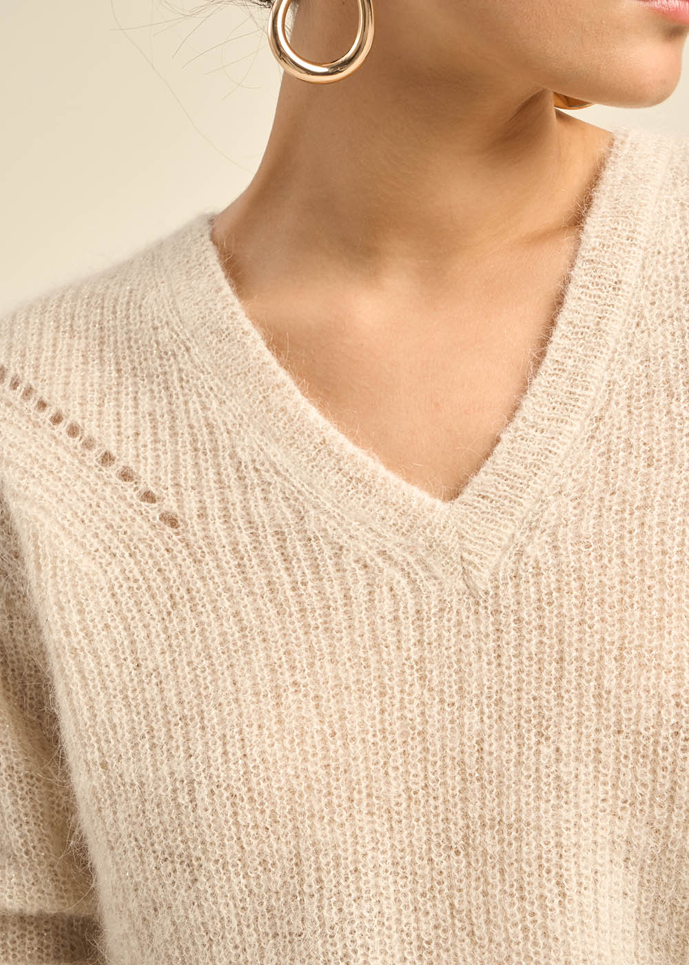 MANNAKOX Pull à col V - 2 - Sud Express - Sud Express