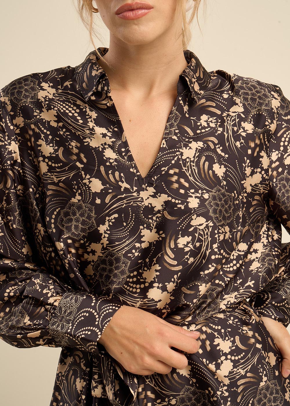 ROKIN Robe imprimée à manches longues - 2 - Sud Express - Sud Express