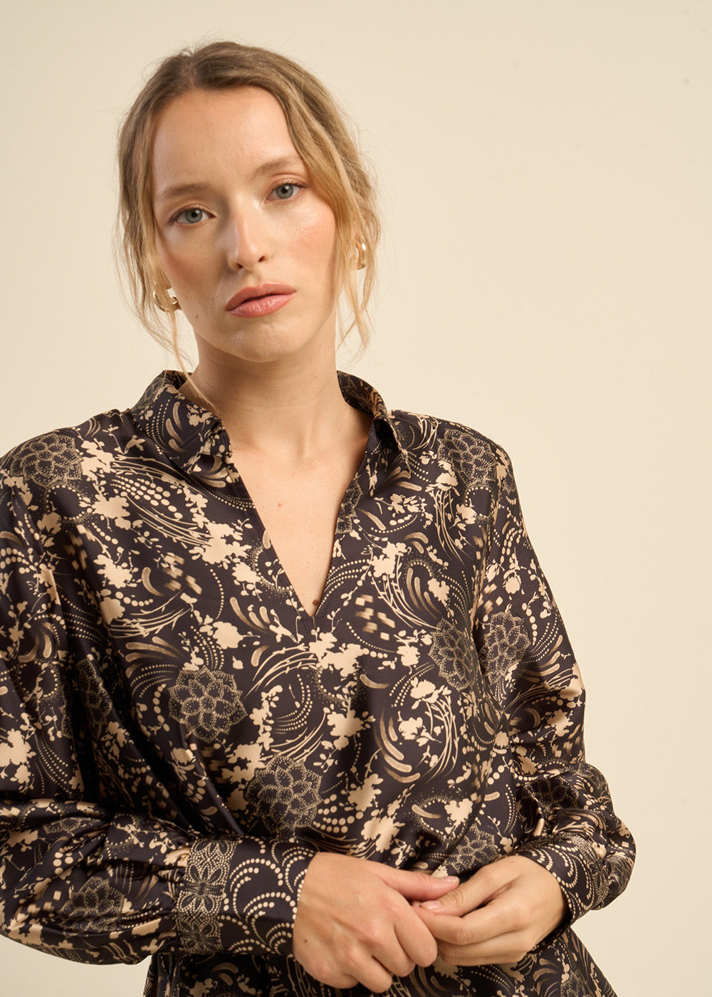 ROKIN Robe imprimée à manches longues - 4 - Sud Express - Sud Express