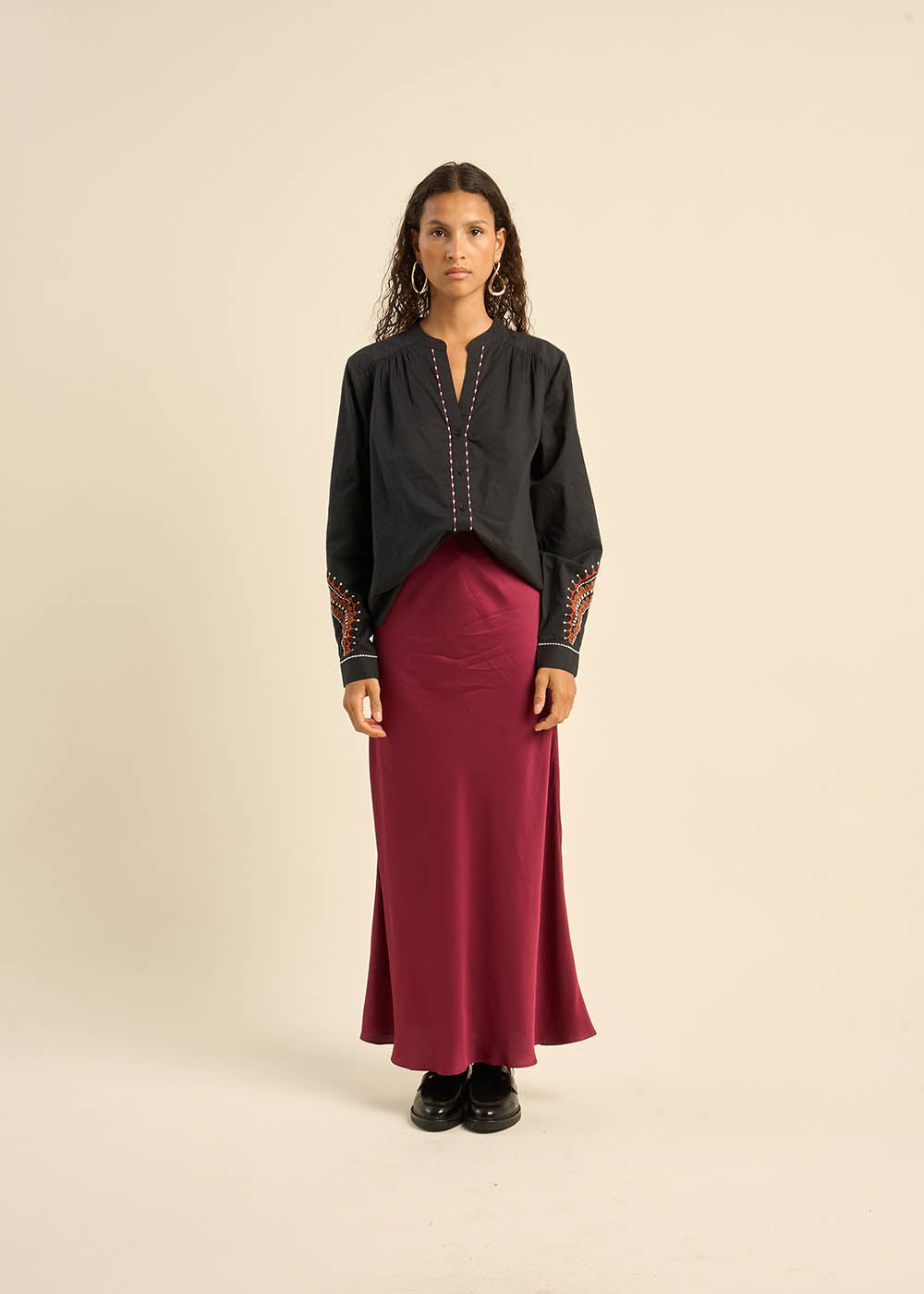 JACHIBI Jupe satinée - 1 - Sud Express - Sud Express