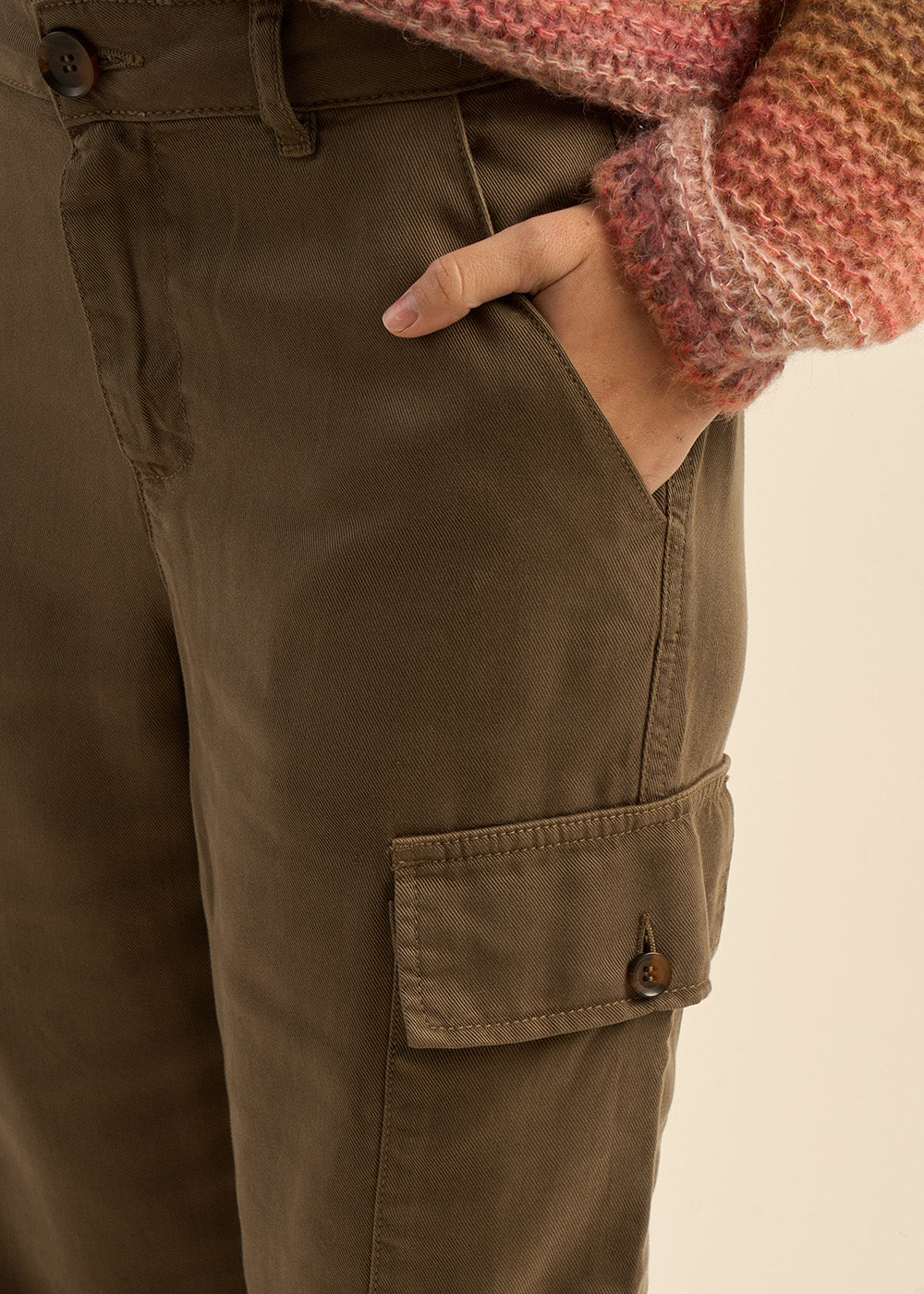 CLELIE Pantalon cargo large - 2 - Sud Express - Sud Express