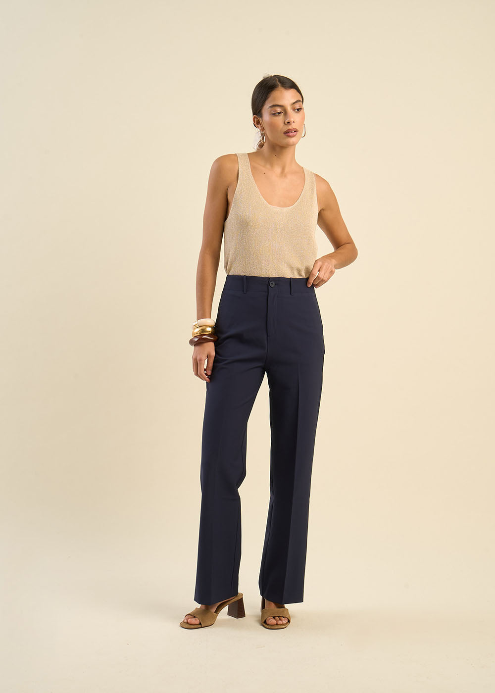 PELAGIE Pantalon de tailleurs - 2 - Sud Express - Sud Express