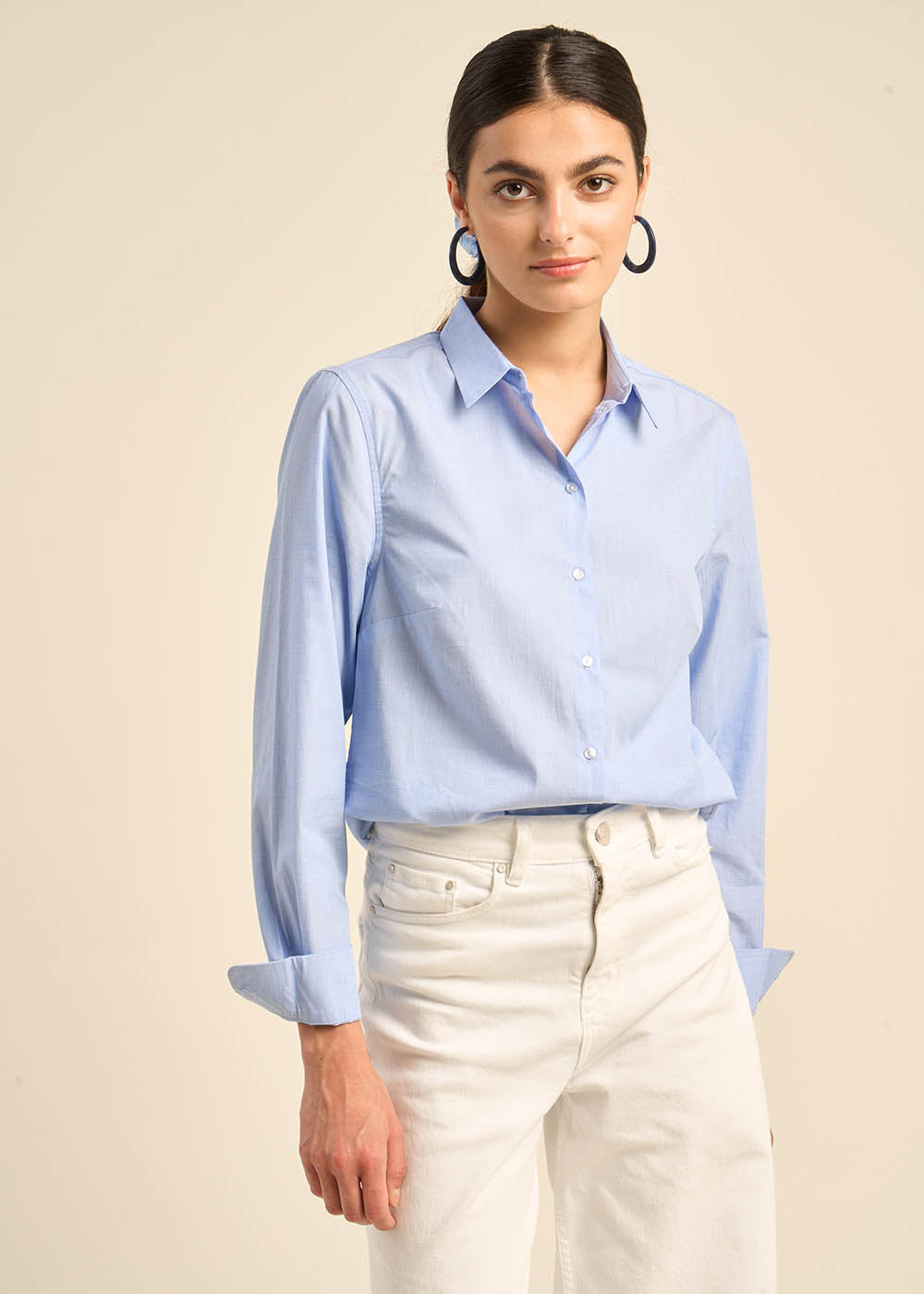 CORDOULA Chemise cintrée à manches longues - 1 - Sud Express - Sud Express