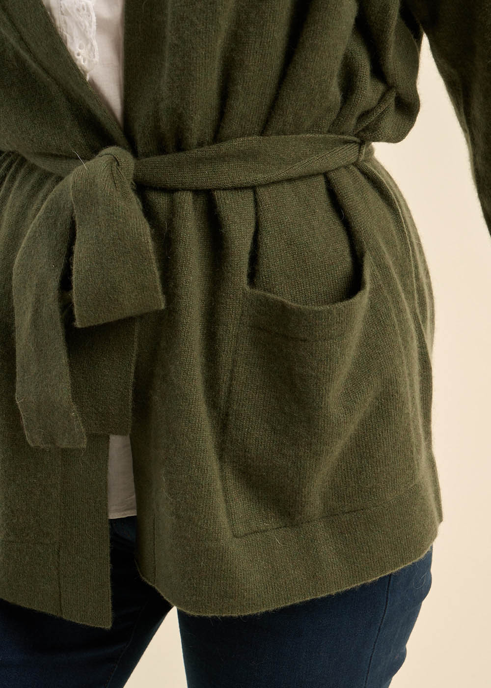 GOOTYNA Cardigan en cachemire à ceinture - 2 - Sud Express - Sud Express