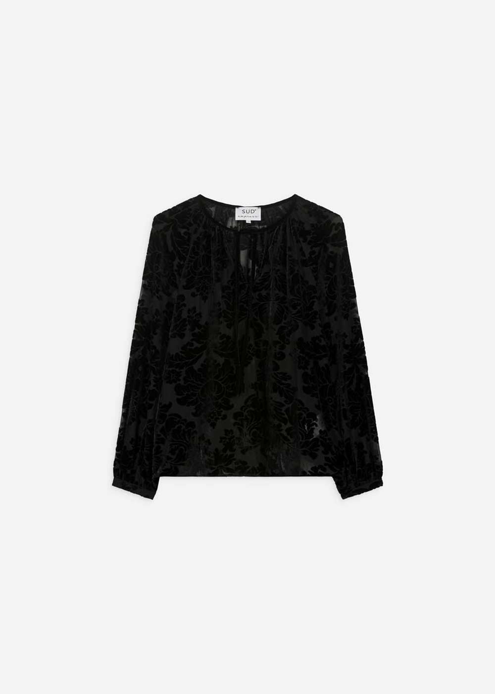 Blouse en velours - Sud Express - 6 - Sud Express