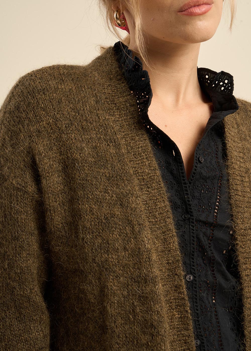 Gilet mi-long ouvert - Sud Express - 2 - Sud Express