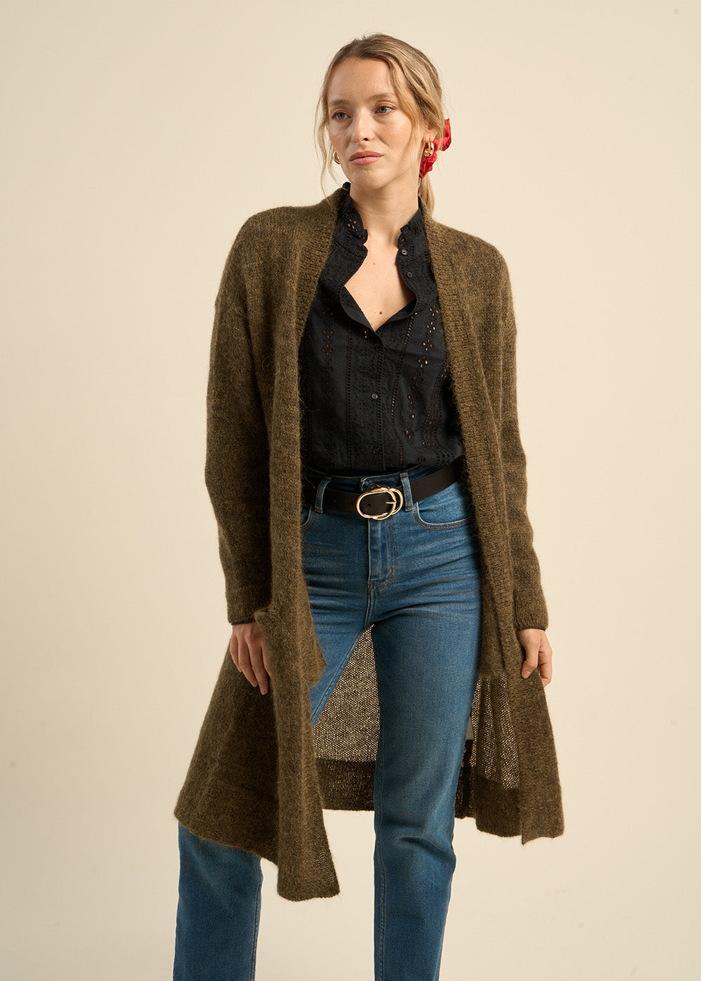 Gilet mi-long ouvert - Sud Express - 5 - Sud Express