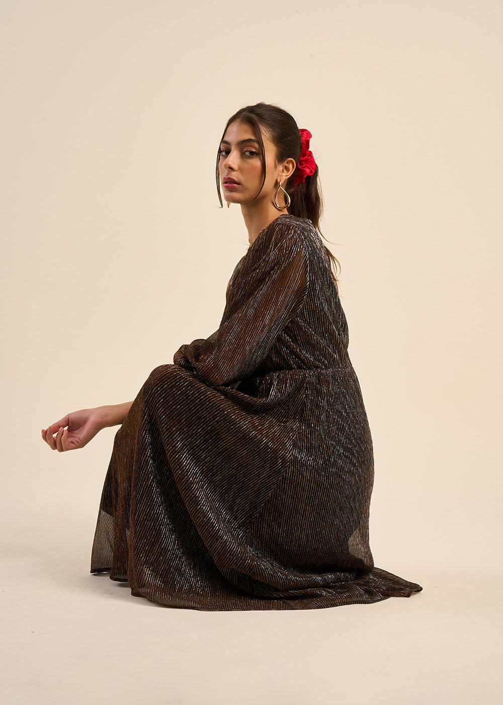 ROKIBA Robe longue à col V - 1 - Sud Express - Sud Express