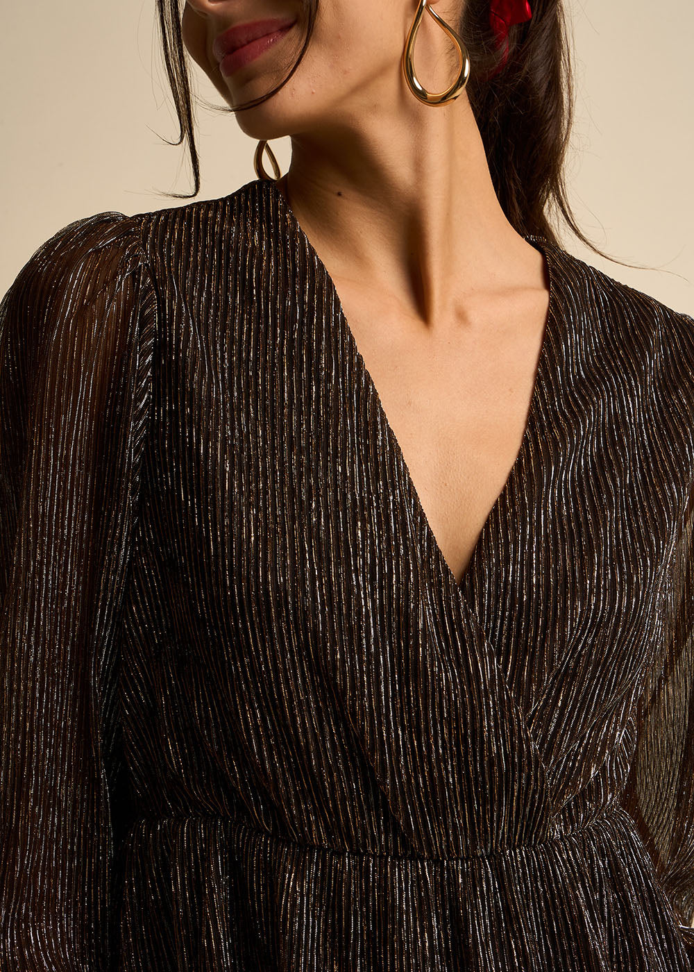 ROKIBA Robe longue à col V - 2 - Sud Express - Sud Express