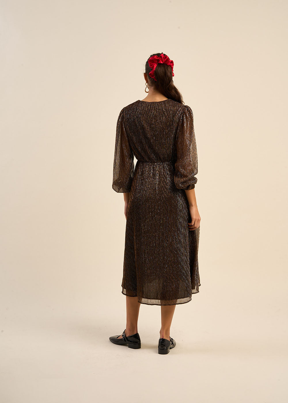 ROKIBA Robe longue à col V - 3 - Sud Express - Sud Express