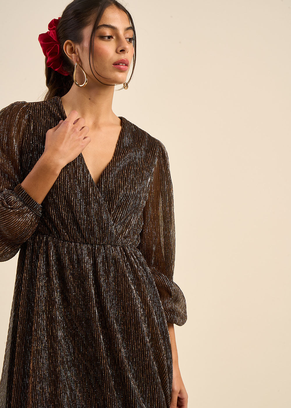 Robe longue à col V - Sud Express - 6 - Sud Express