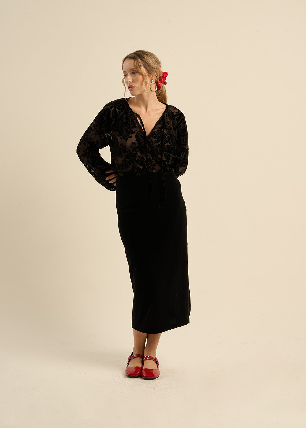 Jupe longue fendue - Sud Express - 5 - Sud Express