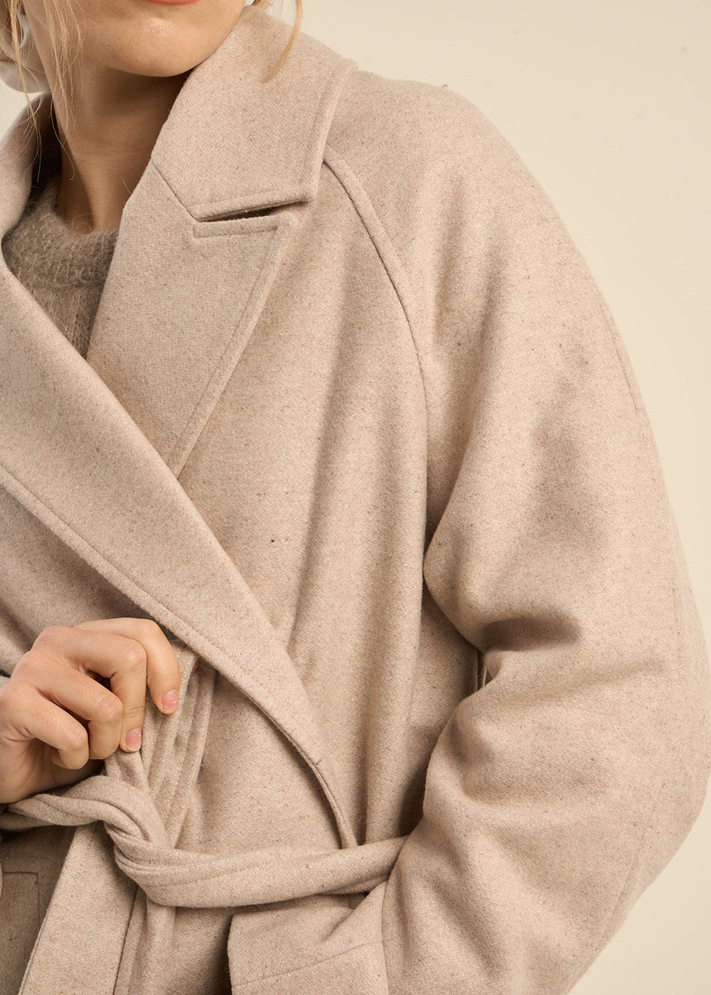 MIKOLA Manteau long ceinturé - 2 - Sud Express - Sud Express