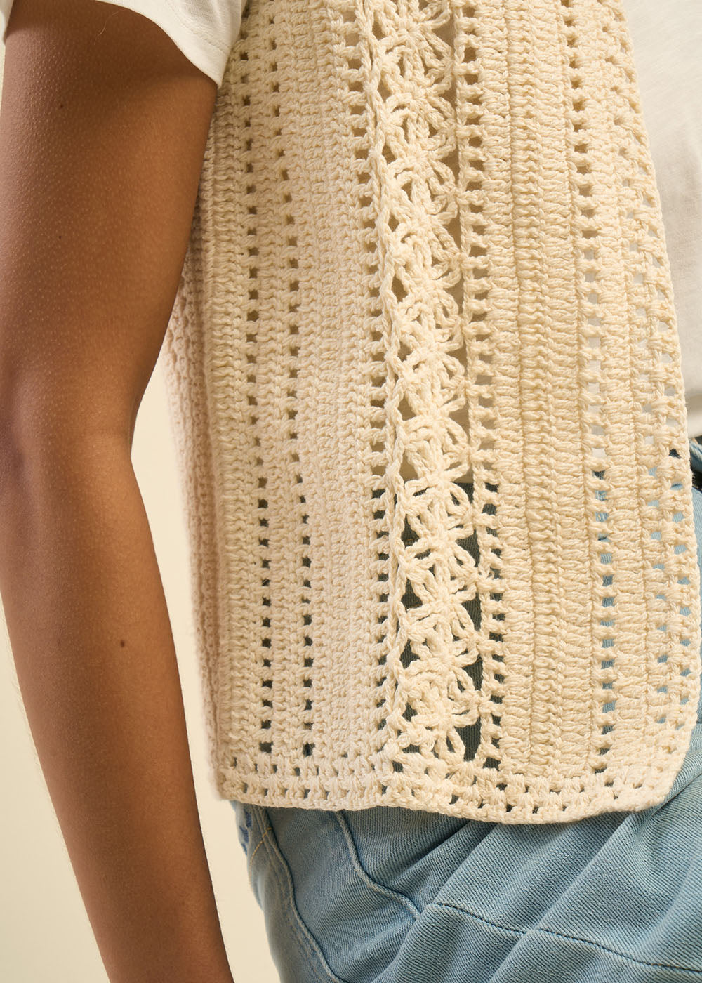 GARYOU Gilet sans manches maille crochetée - 2 - Sud Express - Sud Express