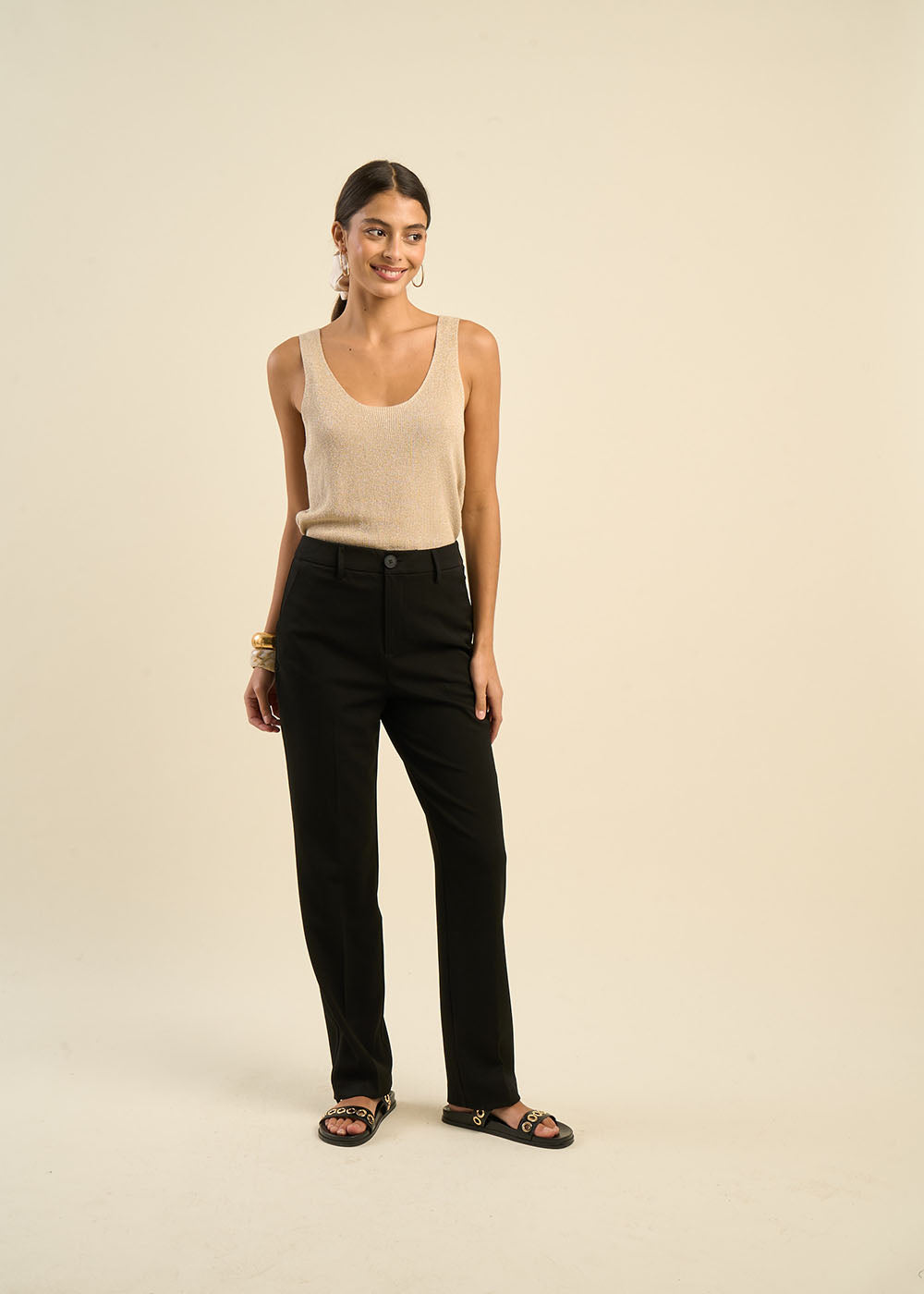 PEVA Pantalon de costume à taille haute - 2 - Sud Express - Sud Express