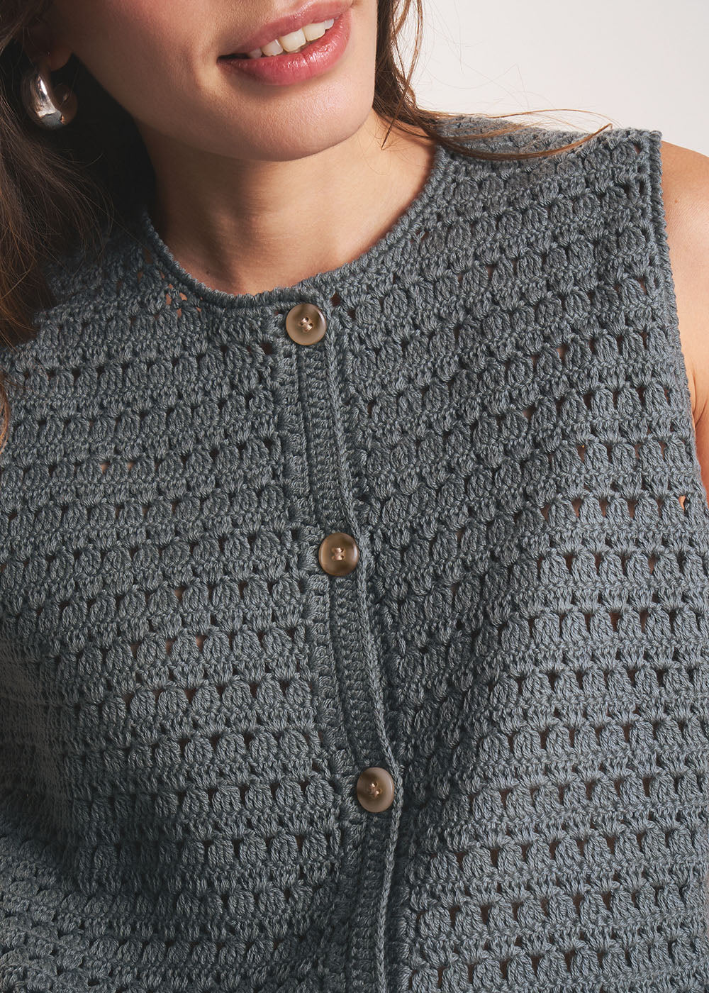 GALYA Gilet sans manches en coton - 2 - Sud Express - Sud Express