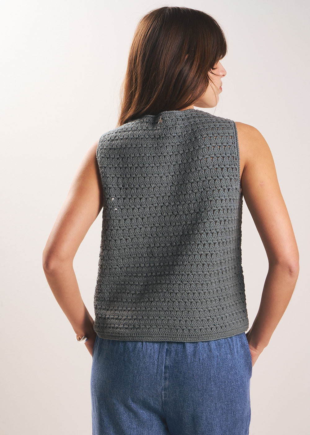 GALYA Gilet sans manches en coton - 3 - Sud Express - Sud Express