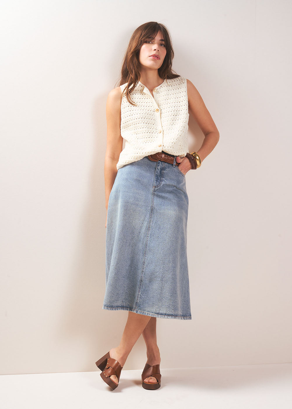 GALYA Gilet sans manches en coton - 4 - Sud Express - Sud Express