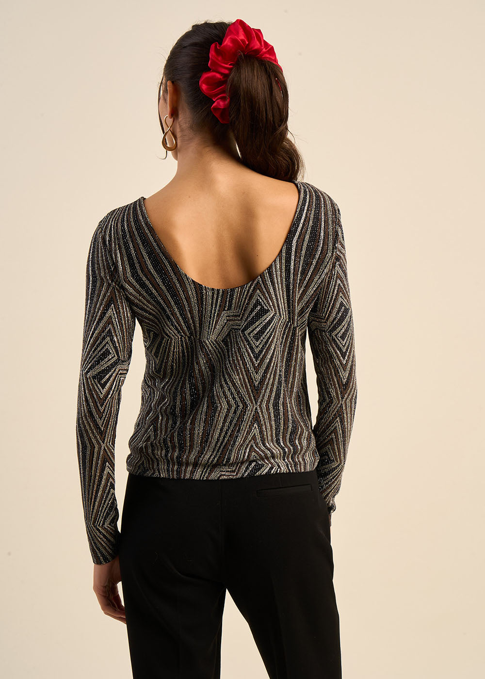 TASBY Top élégant à col rond - 3 - Sud Express - Sud Express