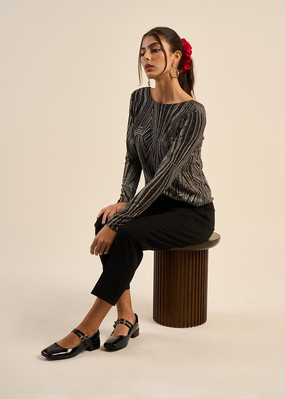 Top élégant à col rond - Sud Express - 6 - Sud Express